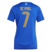 Maillot de foot Argentine Rodrigo De Paul #7 Extérieur vêtements Femmes Copa America 2024 Manches Courtes